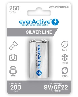 Zestaw akumulatorków everActive EVHRL22-250 (250 mAh Ni-MH)