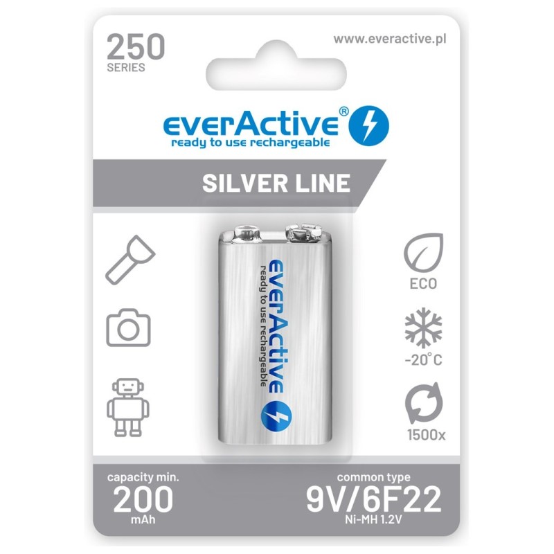 Zestaw akumulatorków everActive EVHRL22-250 (250 mAh Ni-MH)
