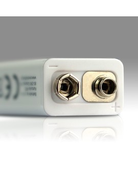 EVERACTIVE AKUMULATOREK 6F22/9V LI-ION 550 MAH Z USB TYP C EVHR22-550C