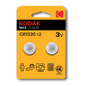 KODAK CR1220 BATERIE LITOWE MAX BLISTER X 2 SZT.