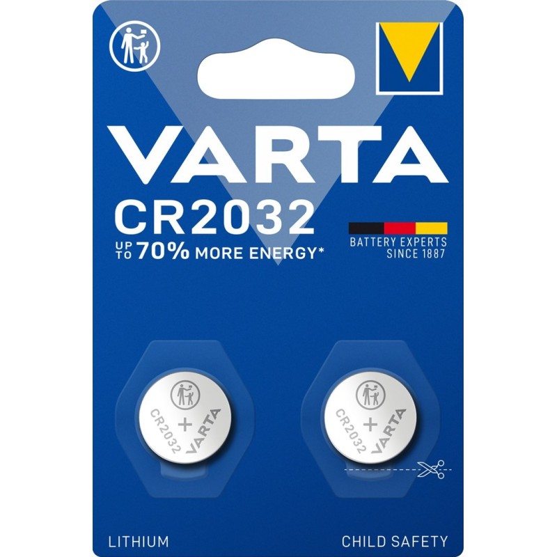 Zestaw baterii litowe VARTA CR2032 3V (Li x 2)