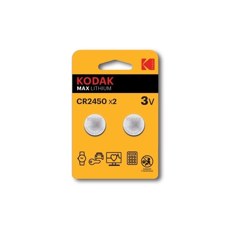 KODAK BATERIE LITOWE MAX CR 2450 BLISTER X 2 SZT.