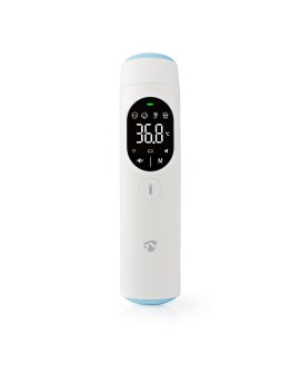 Nedis BTHTIR10WT termometr elektroniczny Termometr z funkcją teledetekcji Biały Ucho, Czoło Czujnik