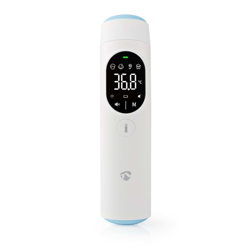 Nedis BTHTIR10WT termometr elektroniczny Termometr z funkcją teledetekcji Biały Ucho, Czoło Czujnik