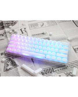 Ducky One 3 Aura White Mini klawiatura Gaming USB QWERTY Amerykański międzynarodowy Biały