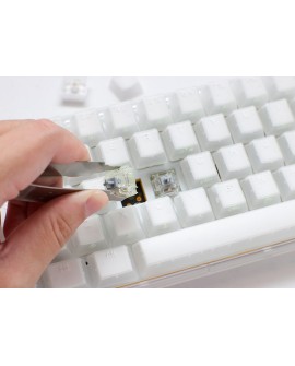 Ducky One 3 Aura White Mini klawiatura Gaming USB QWERTY Amerykański międzynarodowy Biały