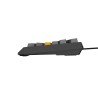 GENESIS THOR 230 TKL klawiatura Gaming USB + RF Wireless + Bluetooth QWERTY Czarny, Niebieski, Szary, Pomarańczowy