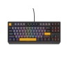 GENESIS Thor 230 TKL klawiatura Gaming USB + RF Wireless + Bluetooth QWERTY Czarny, Szary, Pomarańczowy