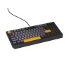 GENESIS Thor 230 TKL klawiatura Gaming USB + RF Wireless + Bluetooth QWERTY Czarny, Szary, Pomarańczowy