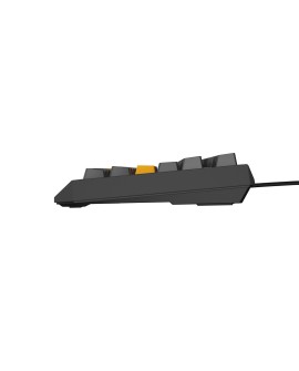 GENESIS Thor 230 TKL klawiatura Gaming USB + RF Wireless + Bluetooth QWERTY Czarny, Szary, Pomarańczowy