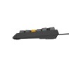 GENESIS Thor 230 TKL klawiatura Gaming USB + RF Wireless + Bluetooth QWERTY Czarny, Szary, Pomarańczowy
