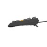 GENESIS Thor 230 TKL klawiatura Gaming USB + RF Wireless + Bluetooth QWERTY Czarny, Szary, Pomarańczowy