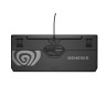 GENESIS Thor 230 TKL klawiatura Gaming USB + RF Wireless + Bluetooth QWERTY Czarny, Szary, Pomarańczowy