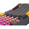 GENESIS Thor 230 TKL klawiatura Gaming USB + RF Wireless + Bluetooth QWERTY Czarny, Szary, Pomarańczowy