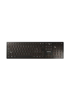 CHERRY DW 9100 SLIM klawiatura Dołączona myszka Uniwersalne RF Wireless + Bluetooth QWERTZ Swiss Czarny