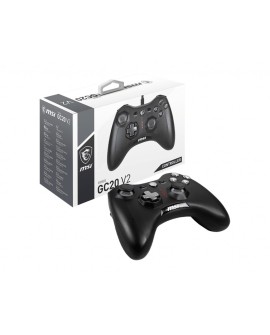 MSI Force GC20 V2 Czarny USB 2.0 Gamepad Analogowa/Cyfrowa Android, PC