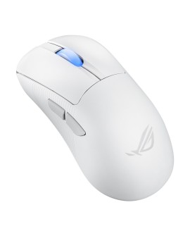 ASUS ROG Keris II Ace Wireless AimPoint White myszka Gaming Po prawej stronie RF Wireless + Bluetooth + USB Type-A Optyczny