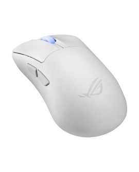 ASUS ROG Keris II Ace Wireless AimPoint White myszka Gaming Po prawej stronie RF Wireless + Bluetooth + USB Type-A Optyczny