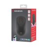 GENESIS Zircon XIII myszka Gaming Oburęczny RF Wireless + USB Type-C Optyczny 26000 DPI