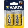 Zestaw baterii cynkowo-węglowe VARTA Superlife R20 D (Zn-C x 2)