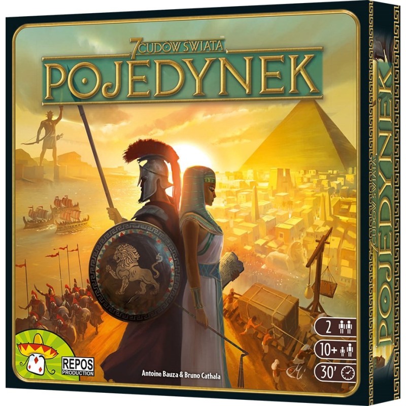 Gra planszowa 7 CUDÓW ŚWIATA - POJEDYNEK (POLSKA WERSJA)