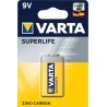 Bateria cynkowo-węglowe VARTA Superlife 9V 6F22 (Zn-C x 1)