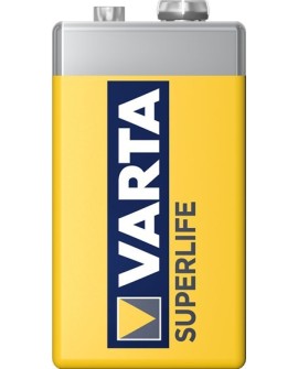 Bateria cynkowo-węglowe VARTA Superlife 9V 6F22 (Zn-C x 1)