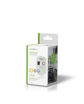 Nedis DTCTG10CWT detektor gazu LPG, Gaz naturalny