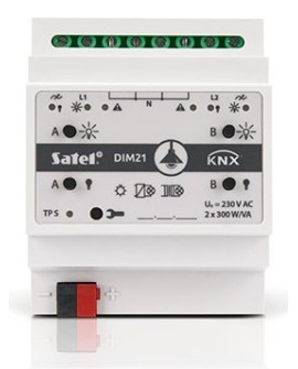 SATEL KNX 2-kanałowy aktor ściemniający KNX-DIM21