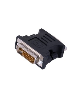 Adapter Lanberg AD-0012-BK (DVI-I (Dual link) M - D-Sub (VGA) F kolor czarny)