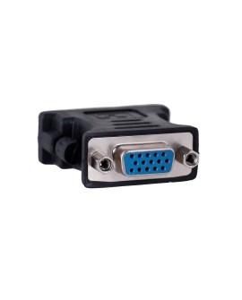 Adapter Lanberg AD-0012-BK (DVI-I (Dual link) M - D-Sub (VGA) F kolor czarny)