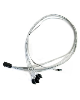 Microsemi ADAPTEC I-HDMSAS-4SATA-SB.8M 0,8 m 6 Gbit/s Szary