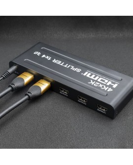 QOLTEC ROZDZIELACZ SPLITTER 4XHDMI 4KX2K | 3.4GB/S