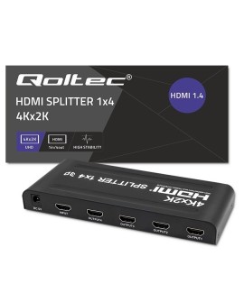 QOLTEC ROZDZIELACZ SPLITTER 4XHDMI 4KX2K | 3.4GB/S