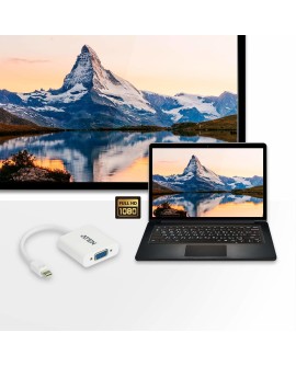 ATEN VC920-AT adapter kablowy Mini DisplayPort VGA (D-Sub) Biały