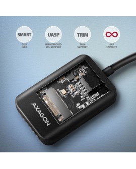 AXAGON ADM2-CM Adapter USB3.2 Gen 2 M.2