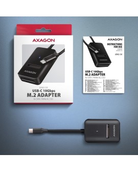 AXAGON ADM2-CM Adapter USB3.2 Gen 2 M.2