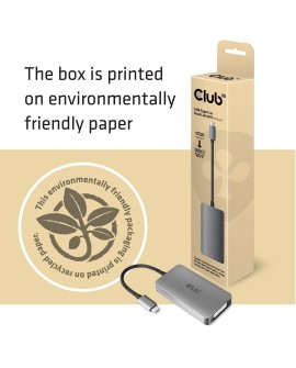 CLUB3D cac-1510 USB C DVI-D Dual link Szary
