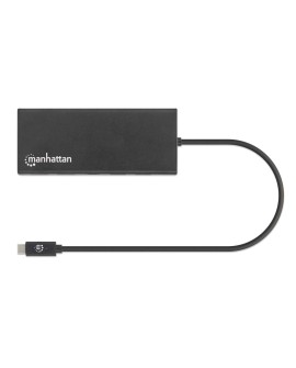 Manhattan 152747 stacja dokująca USB Type-C Czarny