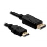 DeLOCK Cable Displayport HDMI m/m 2m Czarny