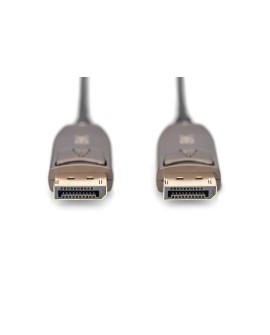 Kabel DP/DP M/M czarny 10m DisplayPort 1.4 Hybrydowy AOC 8K 60Hz UHD