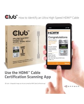 CLUB3D cac-1373 HDMI Czarny