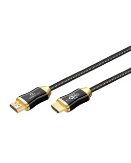 Gembird CCBP-HDMI8K-AOC-5M kabel HDMI HDMI Typu A (Standard) Czarny, Złoto