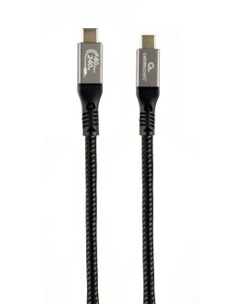Gembird CCBP-USB4-CMCM240-1.5M Kabel USB 4 typu C Power Delivery (PD) do ładowania i transmisji danych, 40 Gb/s, 240 W, 1.5m