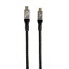 Gembird CCBP-USB4-CMCM240-1.5M Kabel USB 4 typu C Power Delivery (PD) do ładowania i transmisji danych, 40 Gb/s, 240 W, 1.5m