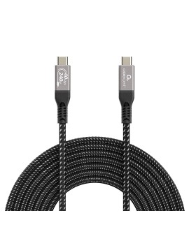 Gembird CCBP-USB4-CMCM240-1.5M Kabel USB 4 typu C Power Delivery (PD) do ładowania i transmisji danych, 40 Gb/s, 240 W, 1.5m
