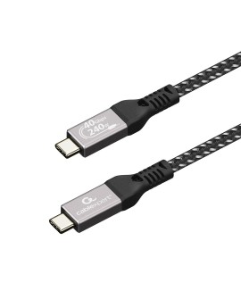 Gembird CCBP-USB4-CMCM240-1.5M Kabel USB 4 typu C Power Delivery (PD) do ładowania i transmisji danych, 40 Gb/s, 240 W, 1.5m