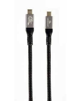 Gembird CCBP-USB4-CMCM240-1.5M Kabel USB 4 typu C Power Delivery (PD) do ładowania i transmisji danych, 40 Gb/s, 240 W, 1.5m