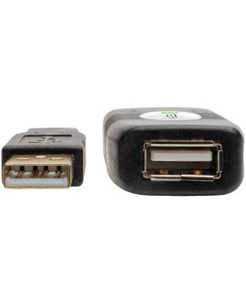 Techly IUSB-REP10TY kabel USB USB 2.0 10 m USB A Czarny