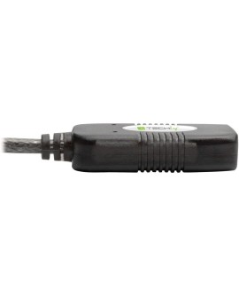 Techly IUSB-REP10TY kabel USB USB 2.0 10 m USB A Czarny